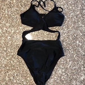 Aerie black one piece